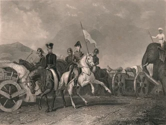 Nederlag og Dhoondiahs død ved Conaghull, 1800, tidlig på midten av 1800-tallet.