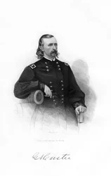 General George Armstrong Custer, kavalerisjef i US Union Army, 1862-1867.