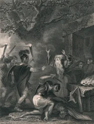 The Massacre of the Druids, midten av 1800-tallet.