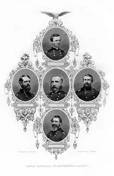 Unions borgerkrigsgeneraler i avdelingene i øst, 1862-1867.