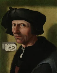 Portrett av Jacob Cornelisz van Oostsanen, ca. 1533