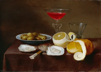 Stilleben med østers, c1616-1666