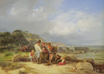 Fiskere i Probstei, 1835 (olje på lerret)