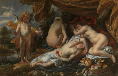 Amor og Psyke (olje på lerret)