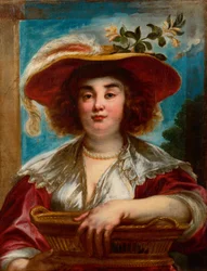 Portrett av Elisabeth Jordaens, kunstnerens eldste datter