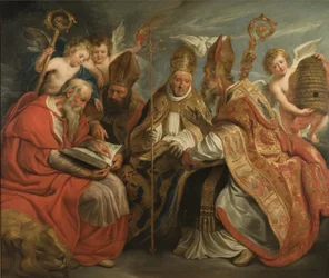 Den latinske kirkes fire kirkefedre