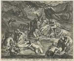 Diana oppdager Callisto .s graviditet Historien om Diana og Acteon (tittel på objekt)