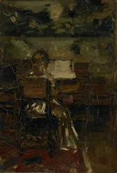 Jente ved pianoet