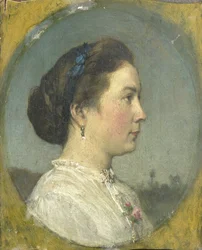 Portrett av Catharina Hendrika Horn, kunstnerens kone