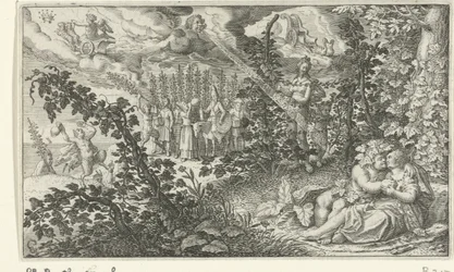 Bacchus og Ariadne som elskere
