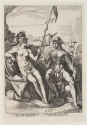 Pallas Athena og Merkur