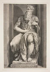 Statue av Moses fra Julius IIs gravmonument