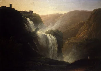 Foss ved Tivoli (olje på lerret)