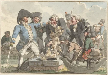Tegneserie om Tiercingen fra 1810