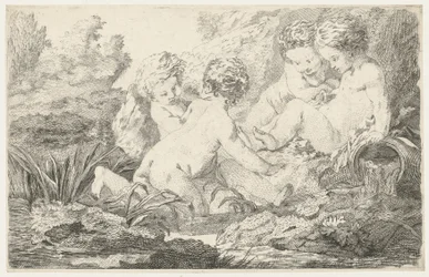 Allegorisk barnegruppe