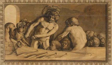 Hercules henter Cerberus fra underverdenen (Charon, Ferryman of the Styx)