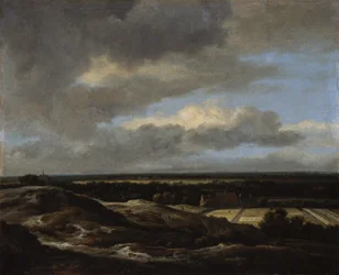 Haarlem sett fra sanddynene mot nordvest