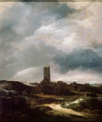 Utsikt over Egmond-aan-Zee, c1655