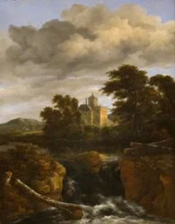 Foss foran et slott