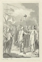 Prins William V tilbyr den nederlandske jomfruen sine tjenester