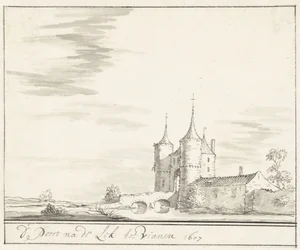 Porten på Lek i Vianen i 1607