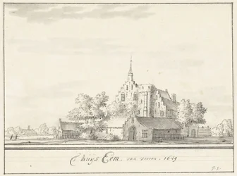 Huset Eem 'T huijs Eem, fra forsiden. 1649 (tittel på vare)