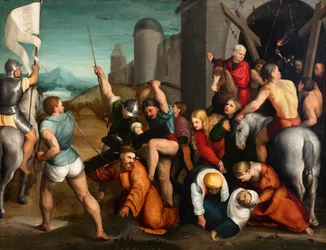 Oppstigningen til Golgata, ca. 1535–1534 (olje på lerret)