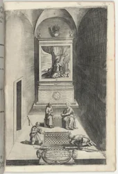 Interiør i kapellet til Maria Magdalena [plate H]