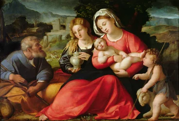 Den hellige familie, ca. 1508-12