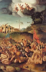 The Martyrdom of the Ten Thousand, 1529-30 (panel)