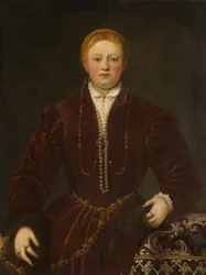 Portrett av en ung dame, ca 1555.
