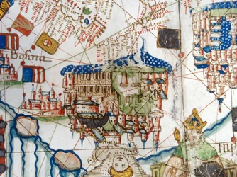 Renessansekart over Europa, Jacopo Russo (etter), 1528