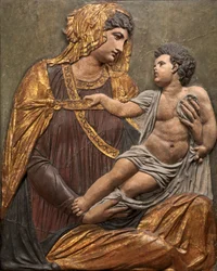 Madonna og barn, ca. 1550.
