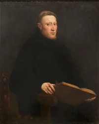 Italiensk: Portrett av Onofrio Panvinio Portrett av Onofrio Panvinio