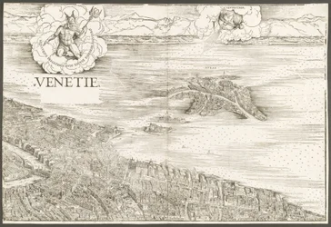 Utsikt over Venezia [øvre midtblokk]
