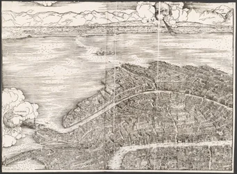 Utsikt over Venezia [øvre venstre blokk]