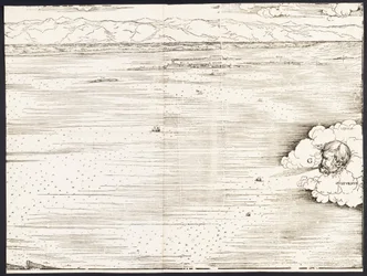 Utsikt over Venezia [øvre høyre blokk], 1500.