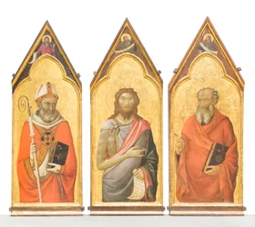 Den hellige døperen Johannes, den hellige Johannes evangelisten, den hellige Giles