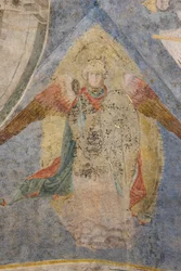 Allegori om festningen, Detalj av hvelvet (fresco)