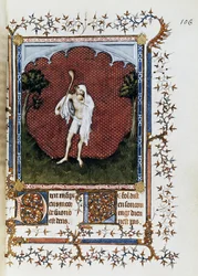 Folkemengdene, miniatyr av Jacquemart de Hesdin (1348-1413) fra Petites Heures av Jean de France, Duc de Berry, ca 1386