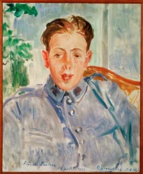 Francis Poulenc, komponist (maleri på lerret)
