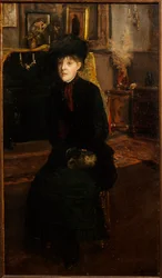 Portrett av Mary Cassat (1845–1926), maler