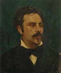 Portrett av komponisten Gabriel Fauré 1845-1924, 1878.