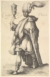 Caspar, etter en serie av de tre magiene av Jacques Bellange.