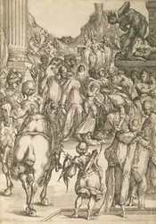 The Adoration of the Magi (etsing)