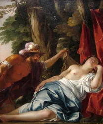 Fransk: Mars et la vierge vestale Mars og Vestal-jomfruen