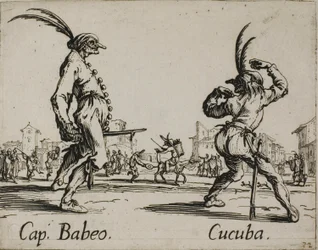 Kaptein Babeo - Cucuba, tallerken 16 fra Balli di Sfessania