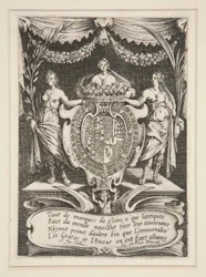 Slåss? la Barri?re, Frontispice, The Arms of Lorraine-Chevreuse