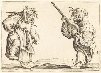 Dansere med lut, ca. 1622.