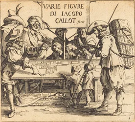 Frontispice for Varie Figure, ca. 1621.